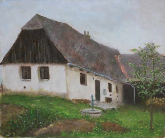 Chalupa na vsi  - malba na zakázku